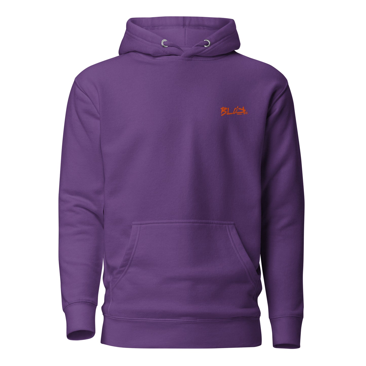 Essentials Small Logo - in Orange Embroidery - Women's Hoodie