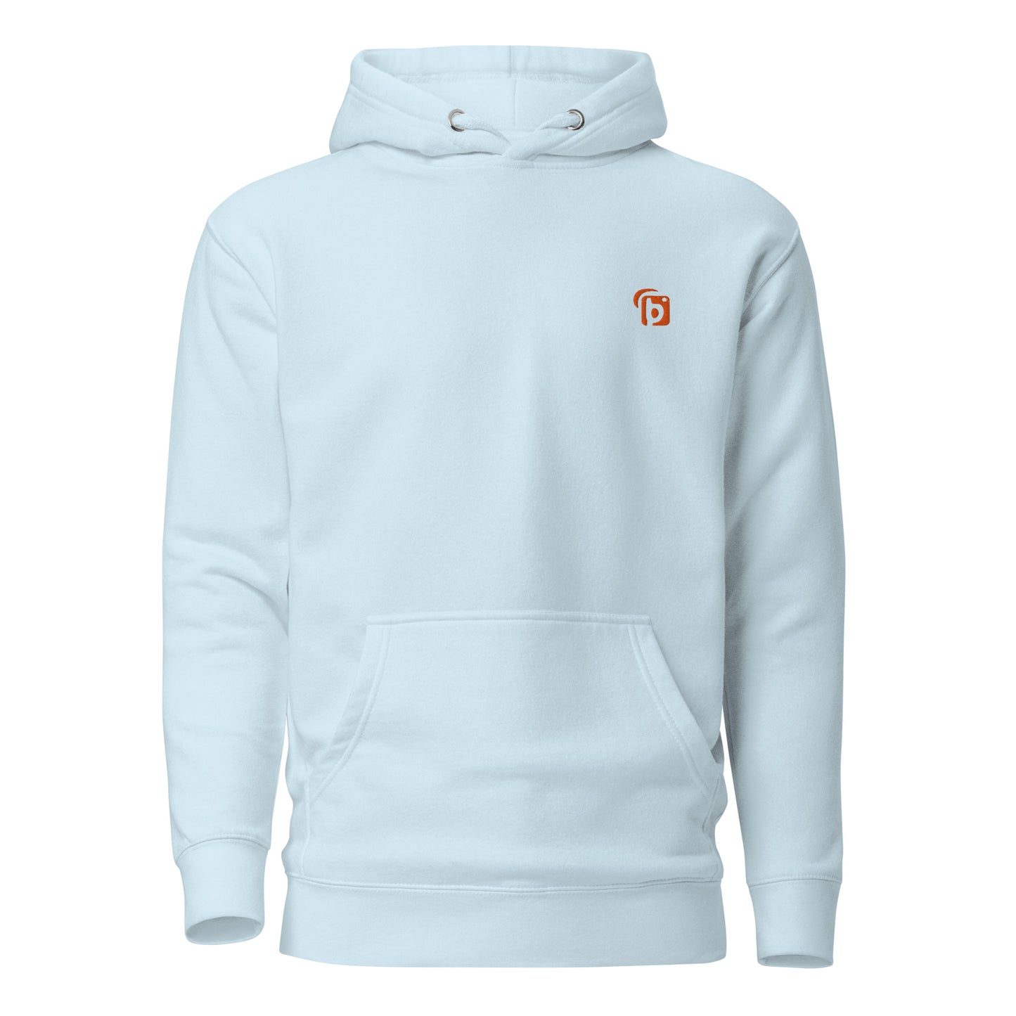 Original Logo - in Orange Embroidery - Women's Hoodie