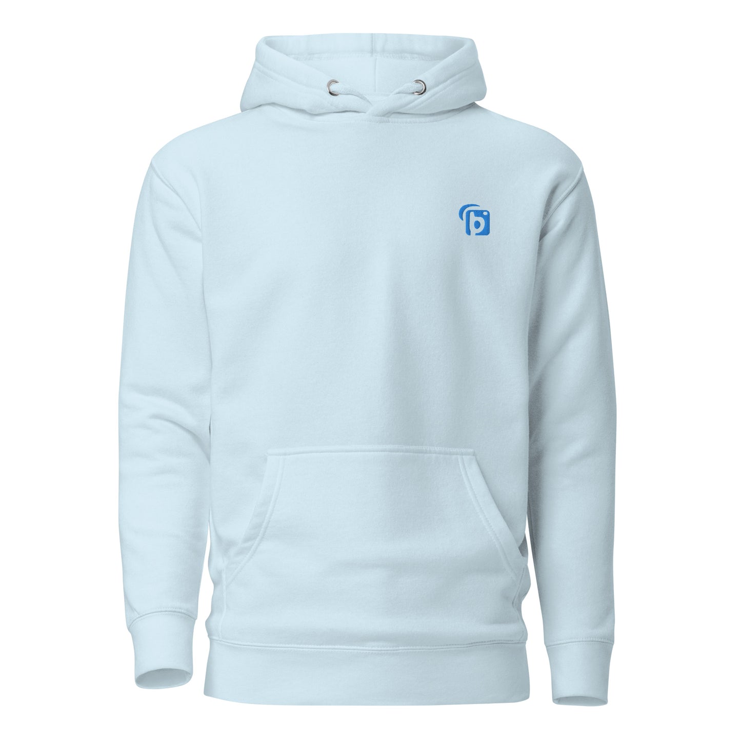 Original Logo - in Blue Embroidery - Women's Hoodie
