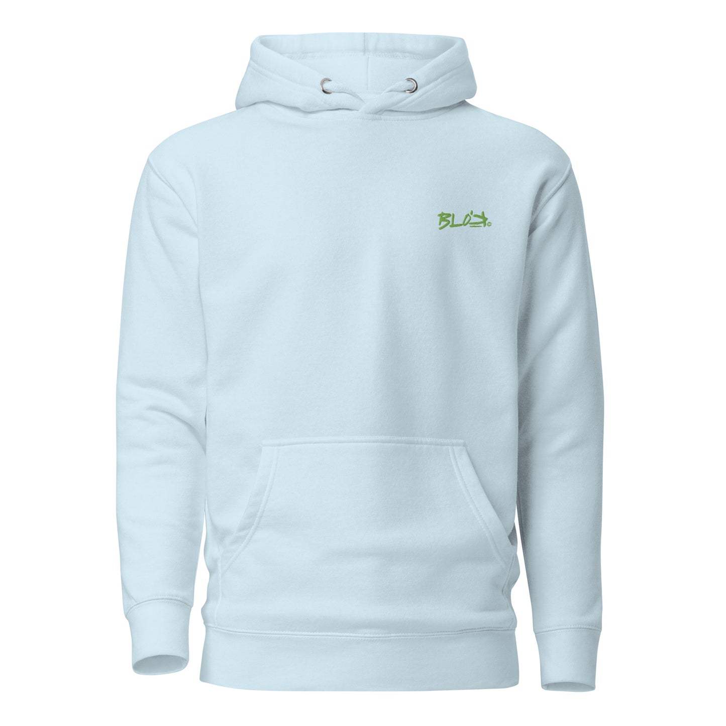 Essentials Small Logo - in Green Embroidery - Women's Hoodie