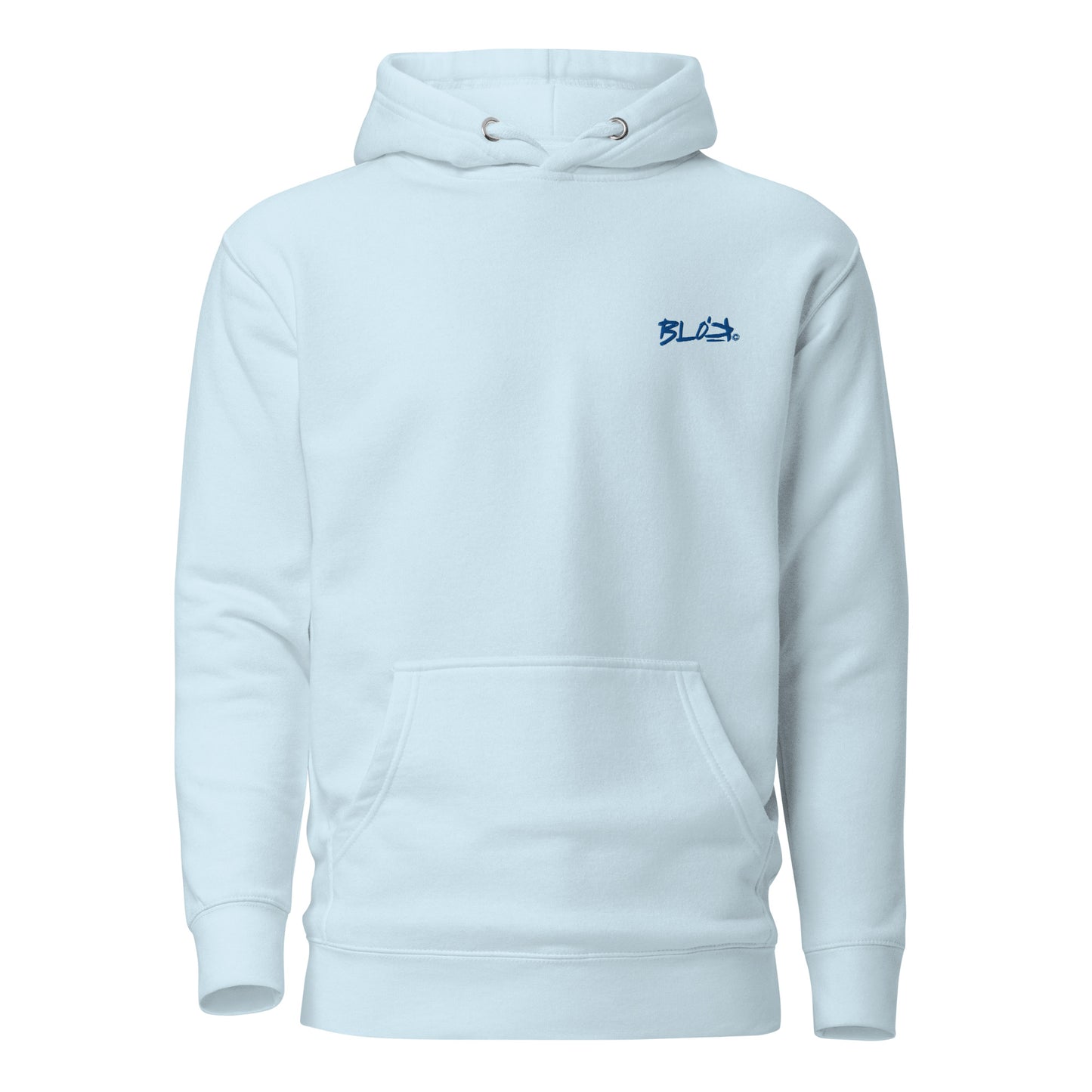 Essentials Small Logo - in Blue Embroidery - Women's Hoodie