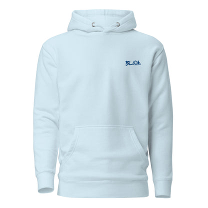 Essentials Small Logo - in Blue Embroidery - Women's Hoodie