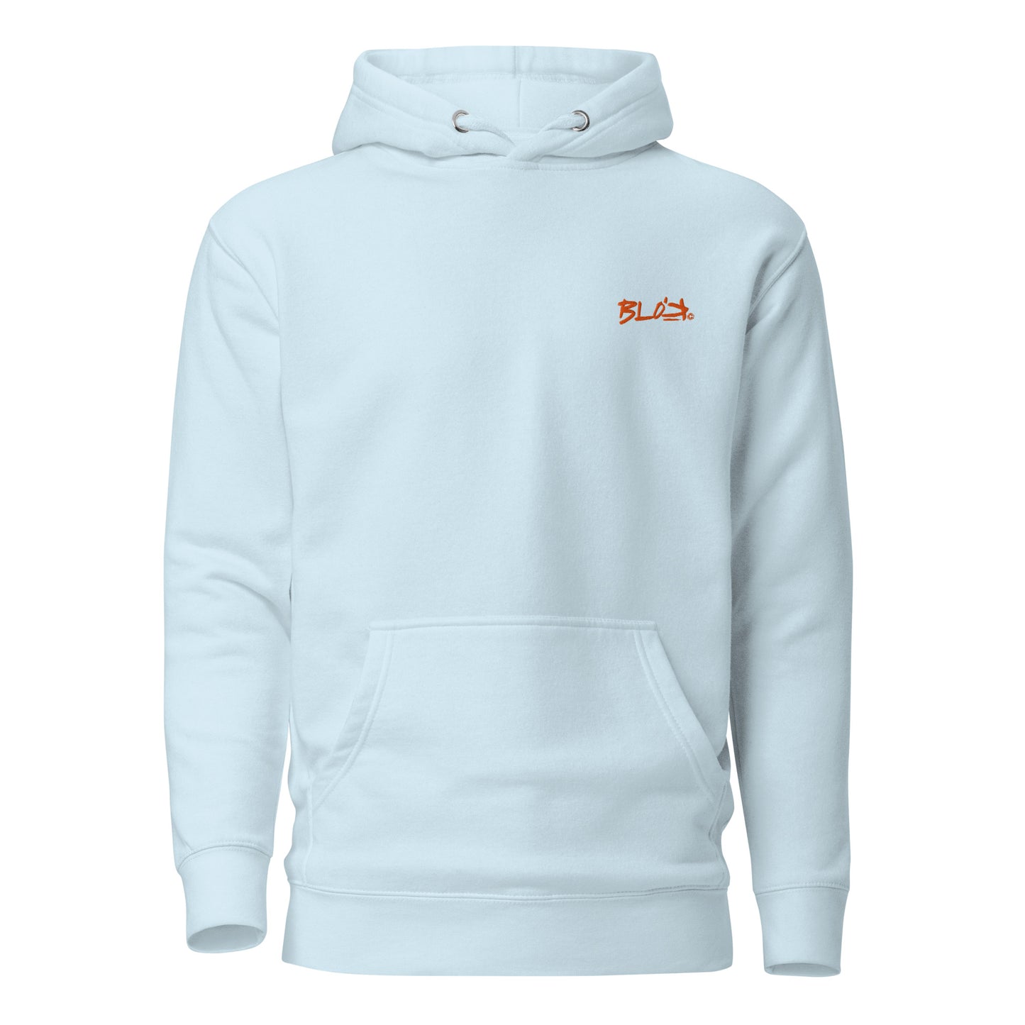 Essentials Small Logo - in Orange Embroidery - Women's Hoodie