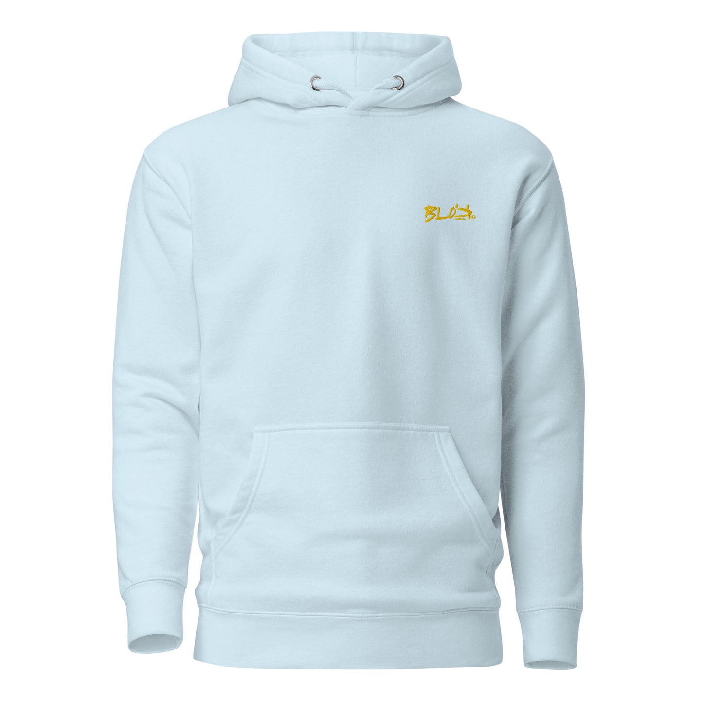 Essentials Small Logo - in Yellow Embroidery - Women's Hoodie