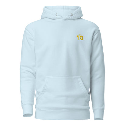Blok Original Logo - in Gold Embroidery - Men's Blok Logo Hoodie