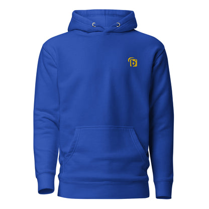 Blok Original Logo - in Gold Embroidery - Men's Blok Logo Hoodie