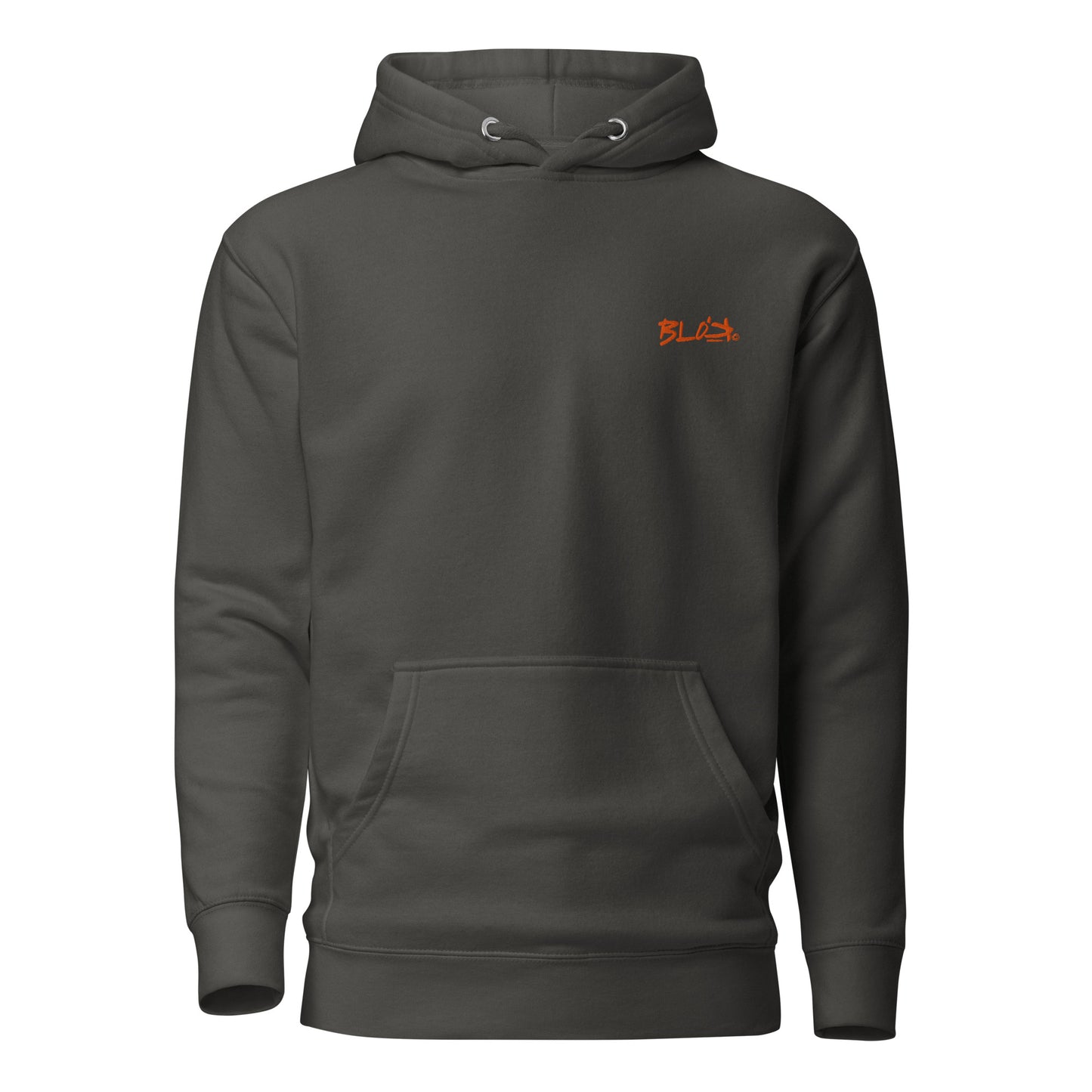 Essentials Small Logo - in Orange Embroidery - Women's Hoodie
