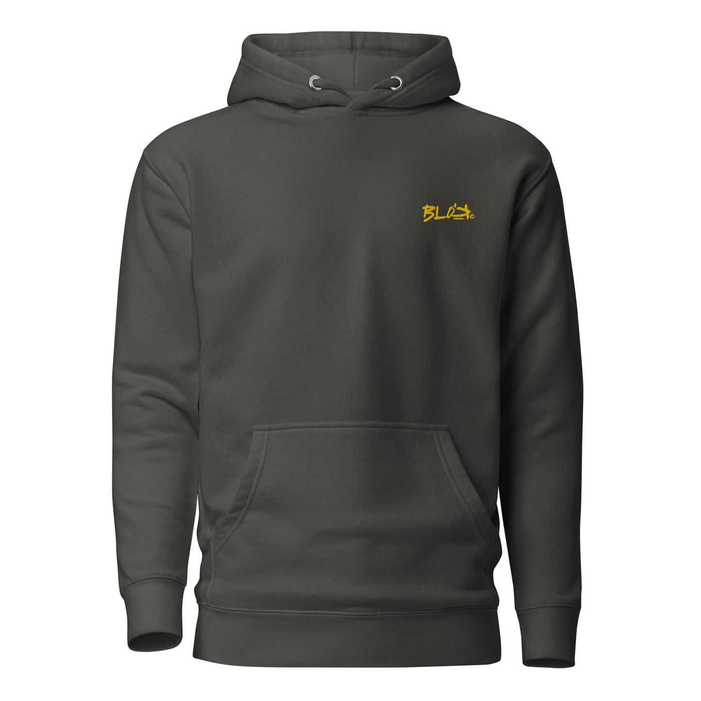 Essentials Small Logo - in Yellow Embroidery - Women's Hoodie