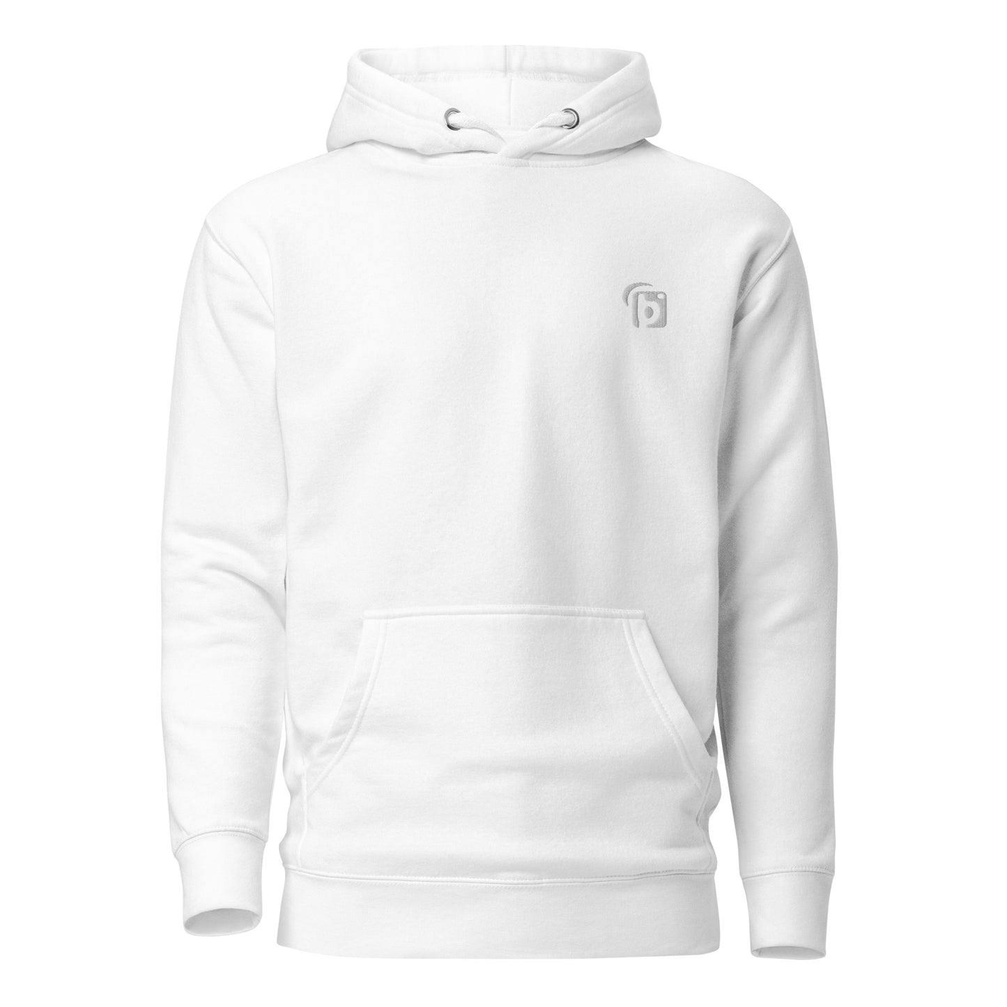 Original Logo - in White Embroidery - Women's Hoodie