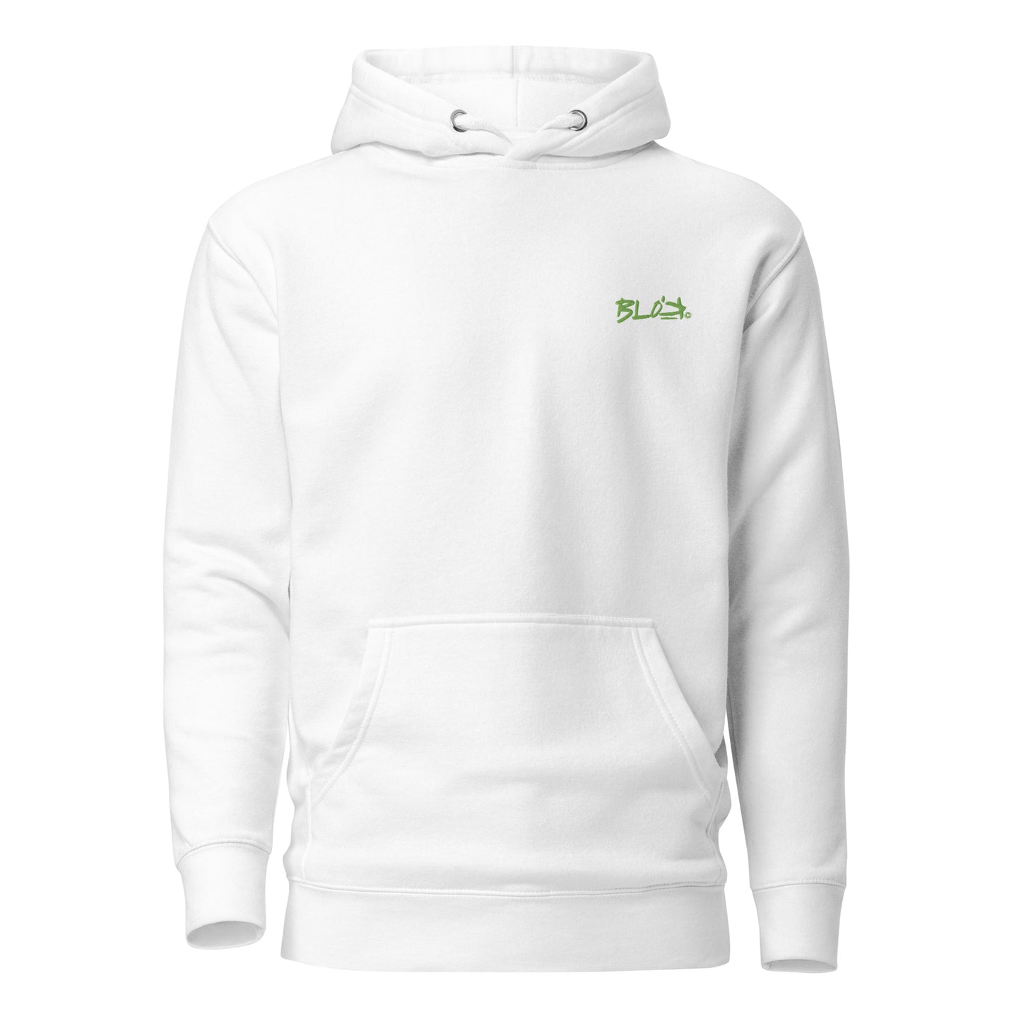 Essentials Small Logo - in Green Embroidery - Women's Hoodie
