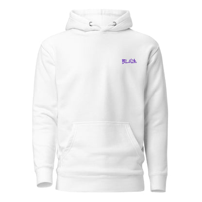 Essentials Small Logo - in Purple Embroidery - Women's Hoodie