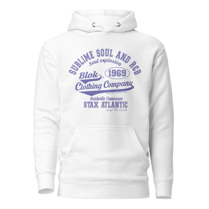 BLOK Sublime Soul - Purple Front Graphic Print Women's Hoodie