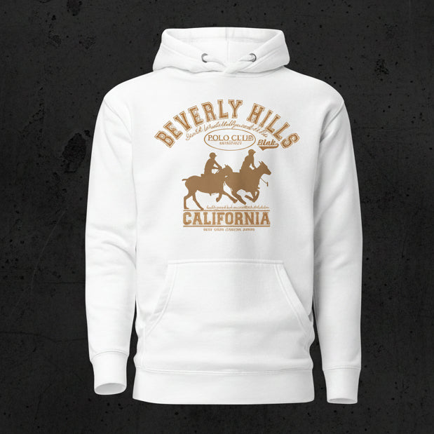 BLOK Beverly Hills Polo Club - Gold Front Graphic Print Women's Hoodie