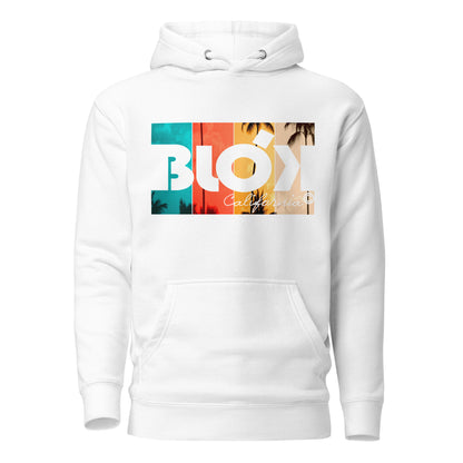 BLOK California Palm Tree - Front Graphic Print Women's Hoodie