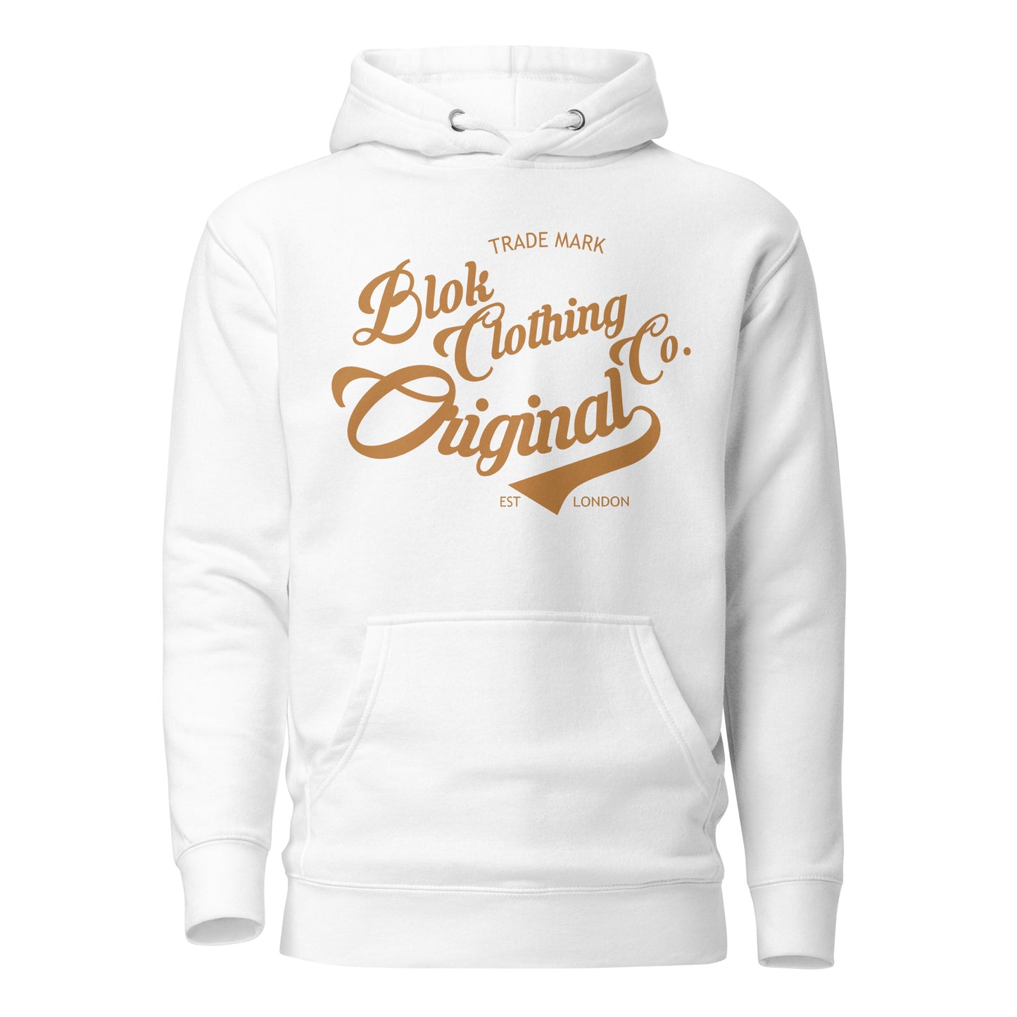 Original Clothing Company - Front Print - in Gold - Men's Hoodie