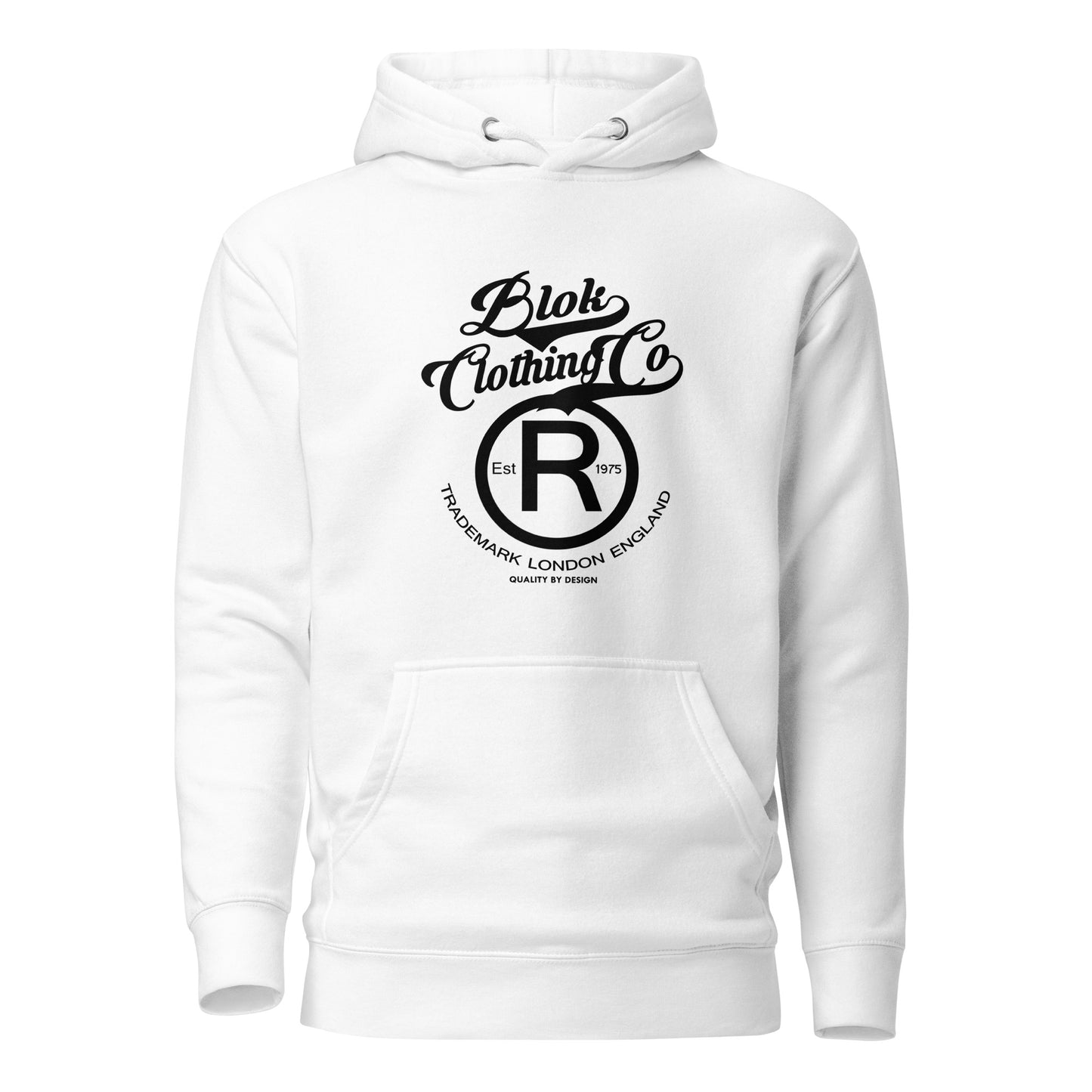 Registered Big R - Black Front Print - Men's Graphic Hoodie