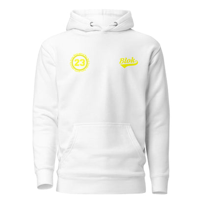 Original 23 - with Yellow Print - Men's Hoodie
