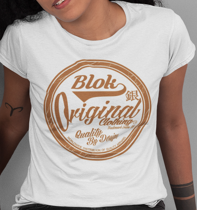 Quality By Design - with Gold Print - Women's Slim Fit