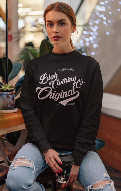 Original Clothing Company - Pink Print  - Women's Sweatshirt