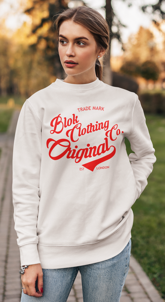 Original Clothing Company - Red Print - Women's Sweatshirt