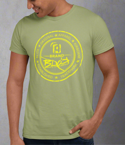 Original Apparel Stamp - in Yellow Print - Men's Classic Fit