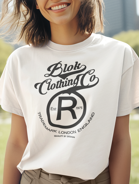 Registered Big R - Front Print - with Black Logo - Women's Relaxed Fit