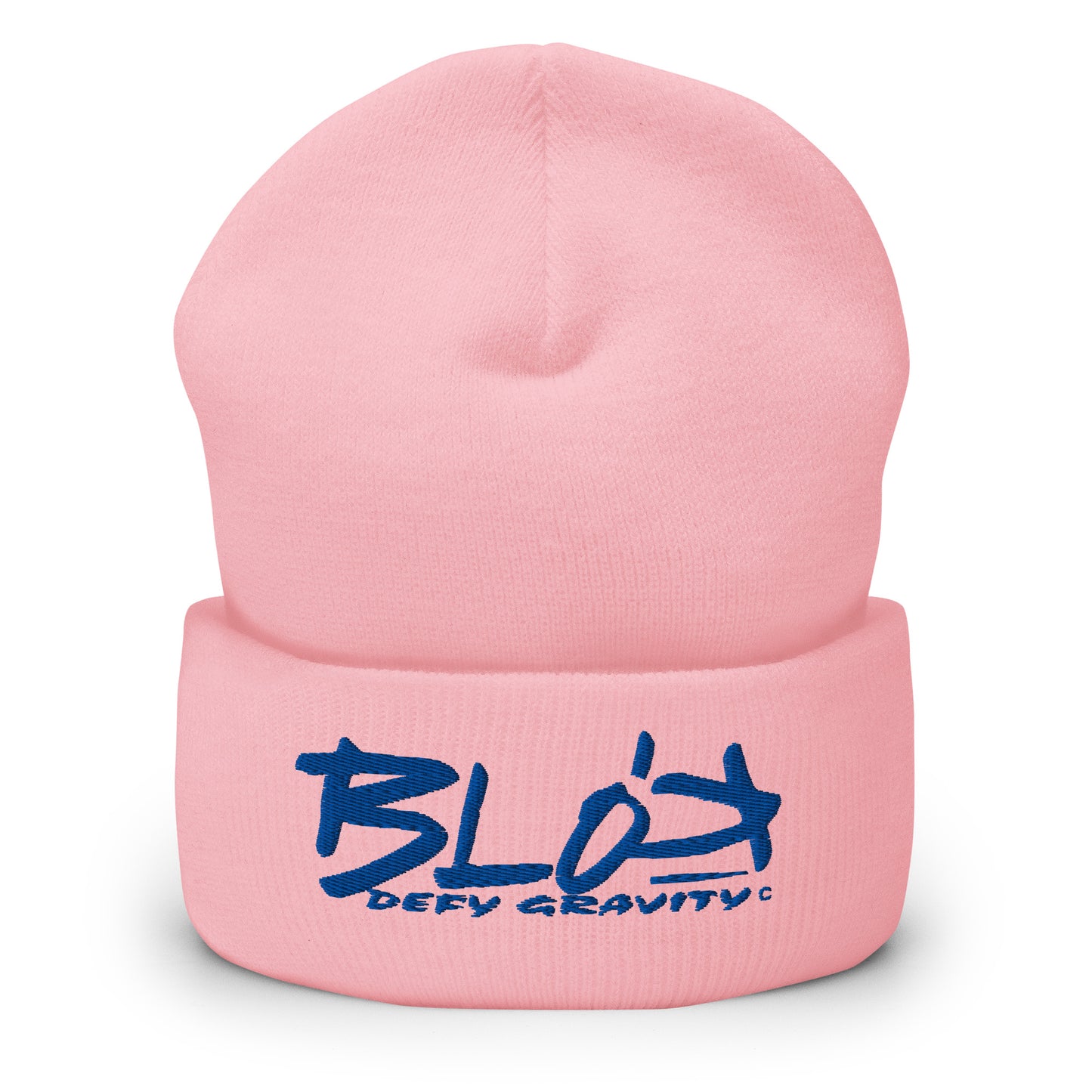 Blok Defy Gravity - Royal Blue Embroidery - Premium Cuffed Beanie