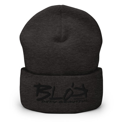 Blok Defy Gravity - Black Embroidery - Premium Cuffed Beanie