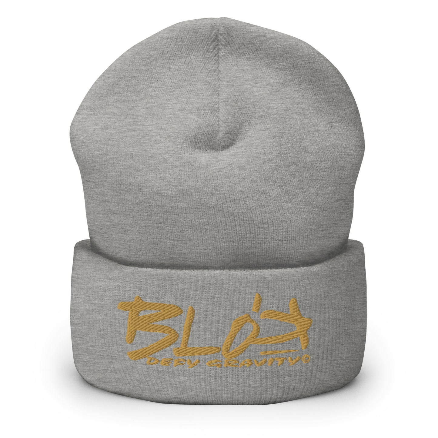 Blok Defy Gravity - Gold Embroidery - Premium Cuffed Beanie
