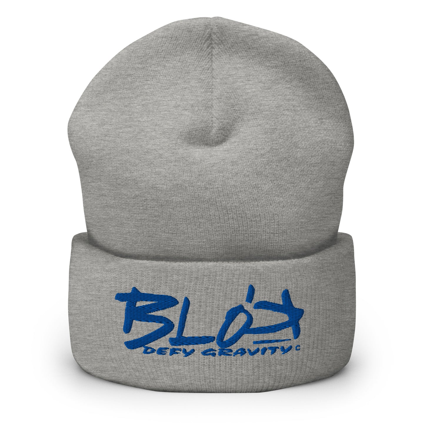 Blok Defy Gravity - Royal Blue Embroidery - Premium Cuffed Beanie