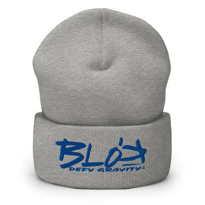Blok Defy Gravity - Royal Blue Embroidery - Premium Cuffed Beanie