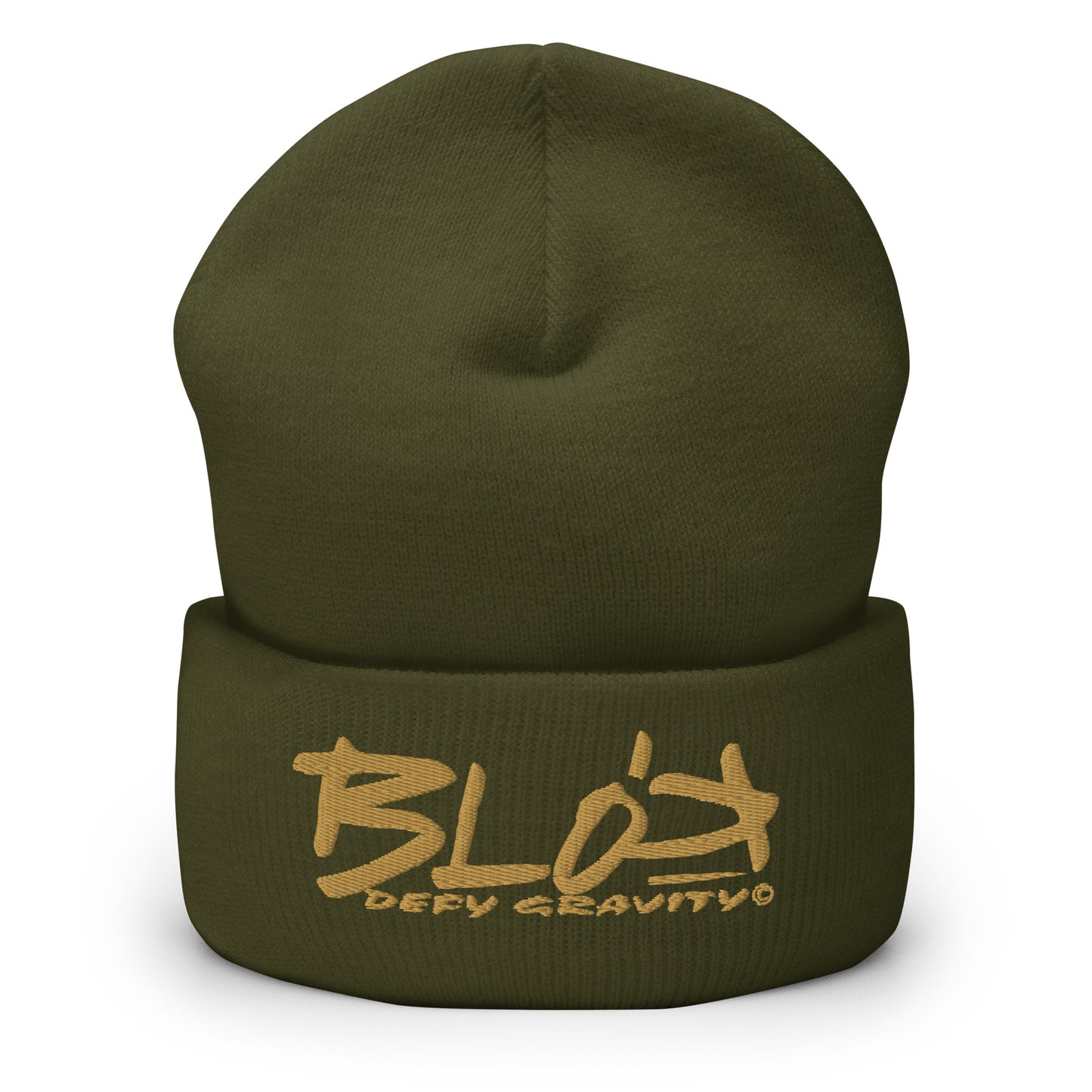 Blok Defy Gravity - Gold Embroidery - Premium Cuffed Beanie