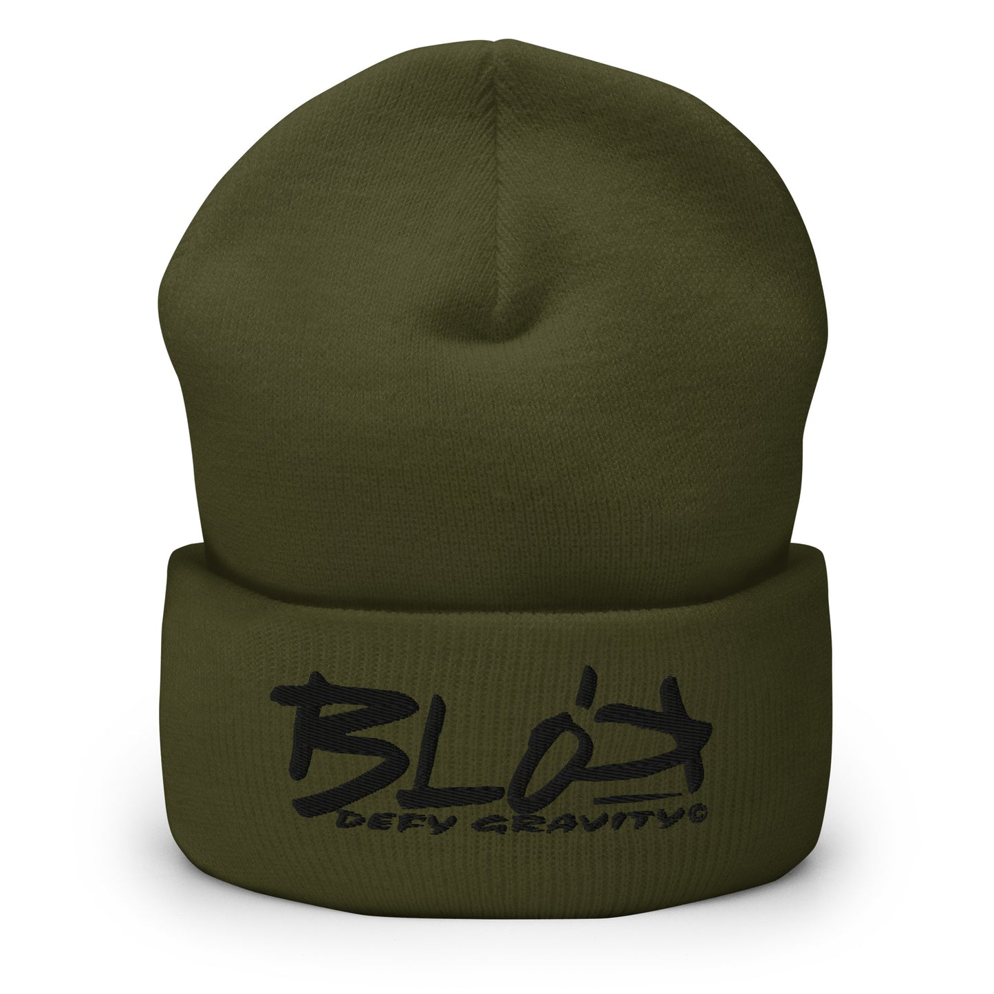 Blok Defy Gravity - Black Embroidery - Premium Cuffed Beanie