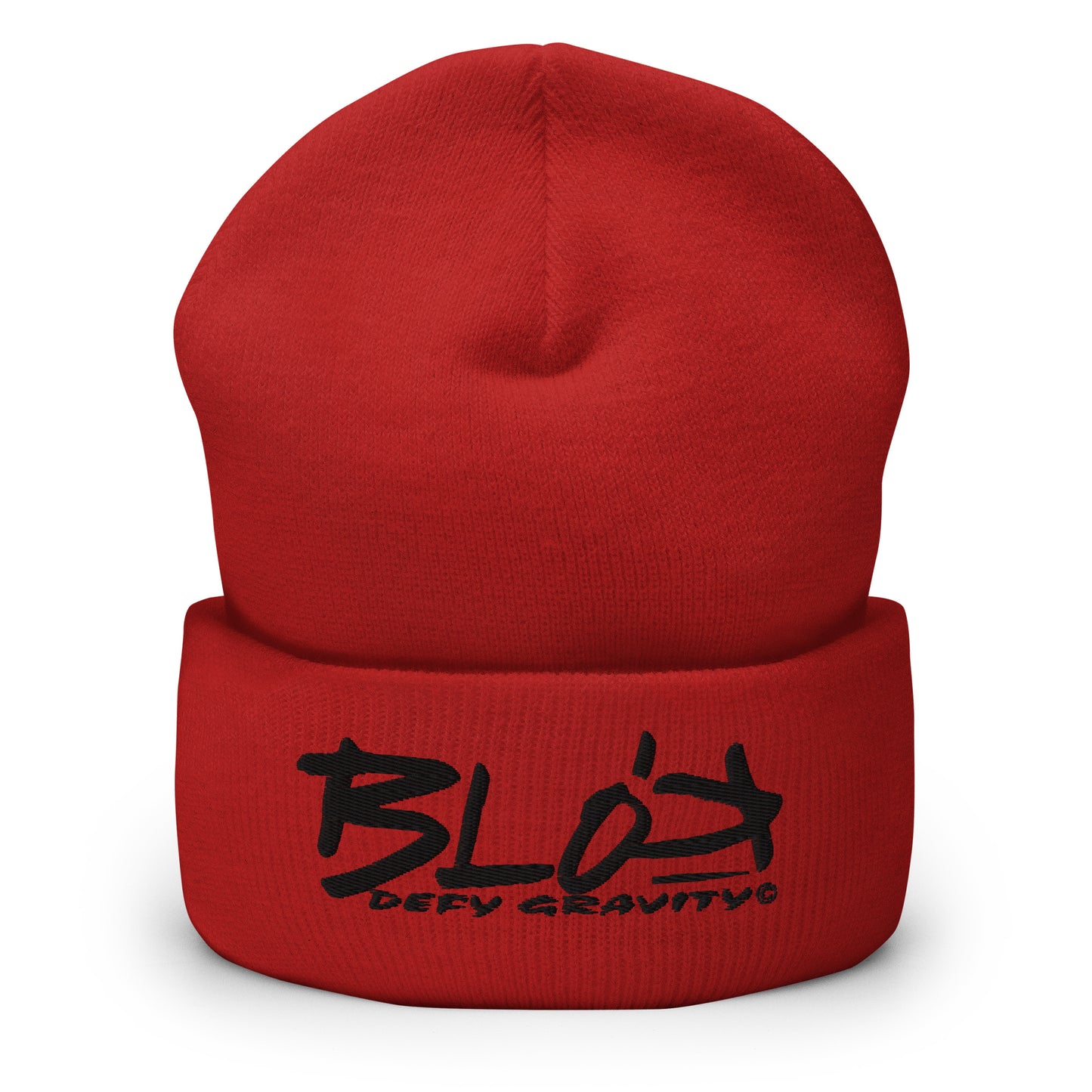 Blok Defy Gravity - Black Embroidery - Premium Cuffed Beanie