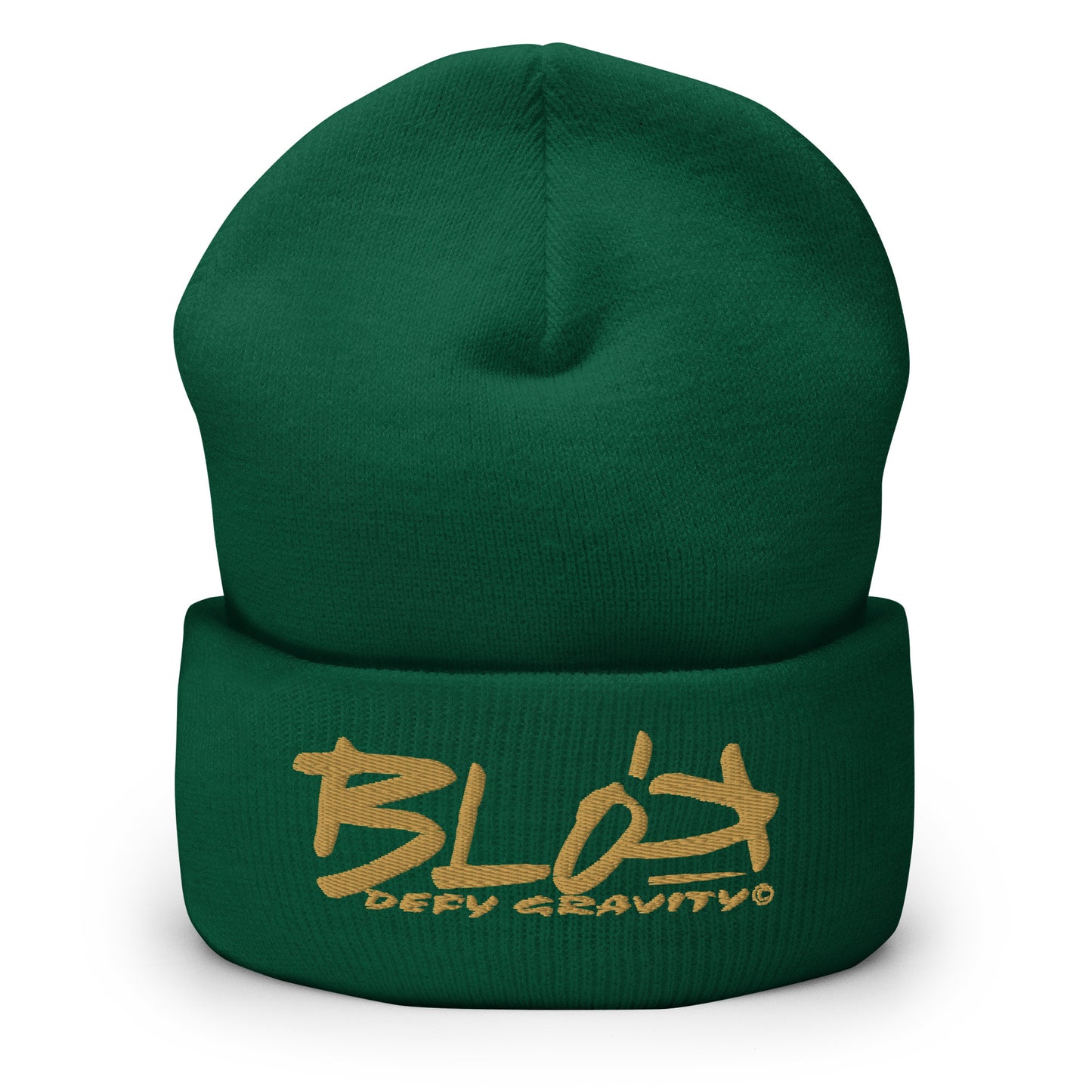 Blok Defy Gravity - Gold Embroidery - Premium Cuffed Beanie