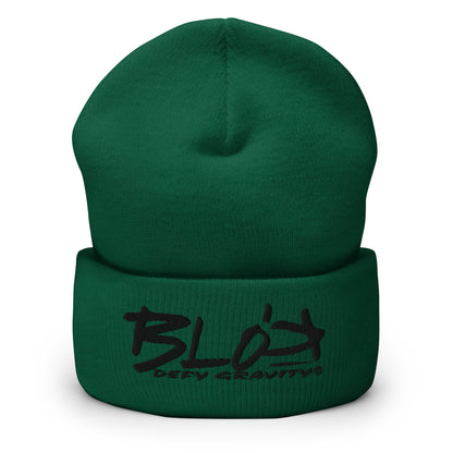 Blok Defy Gravity - Black Embroidery - Premium Cuffed Beanie