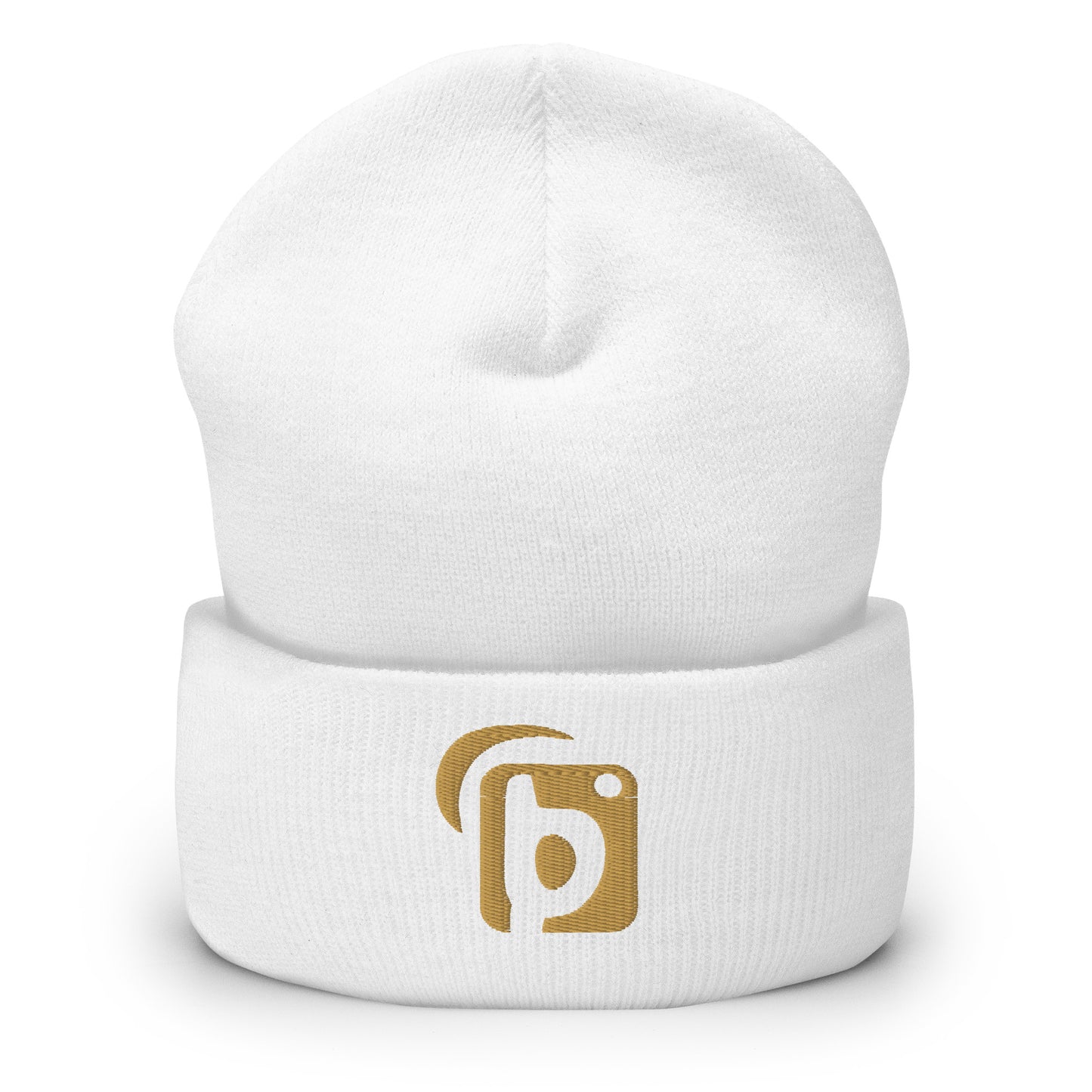 Blok Original Logo - Gold Embroidery - Premium Cuffed Beanie