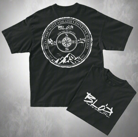 Blind Summit - Front & Back Print - in White - Women's Oversize