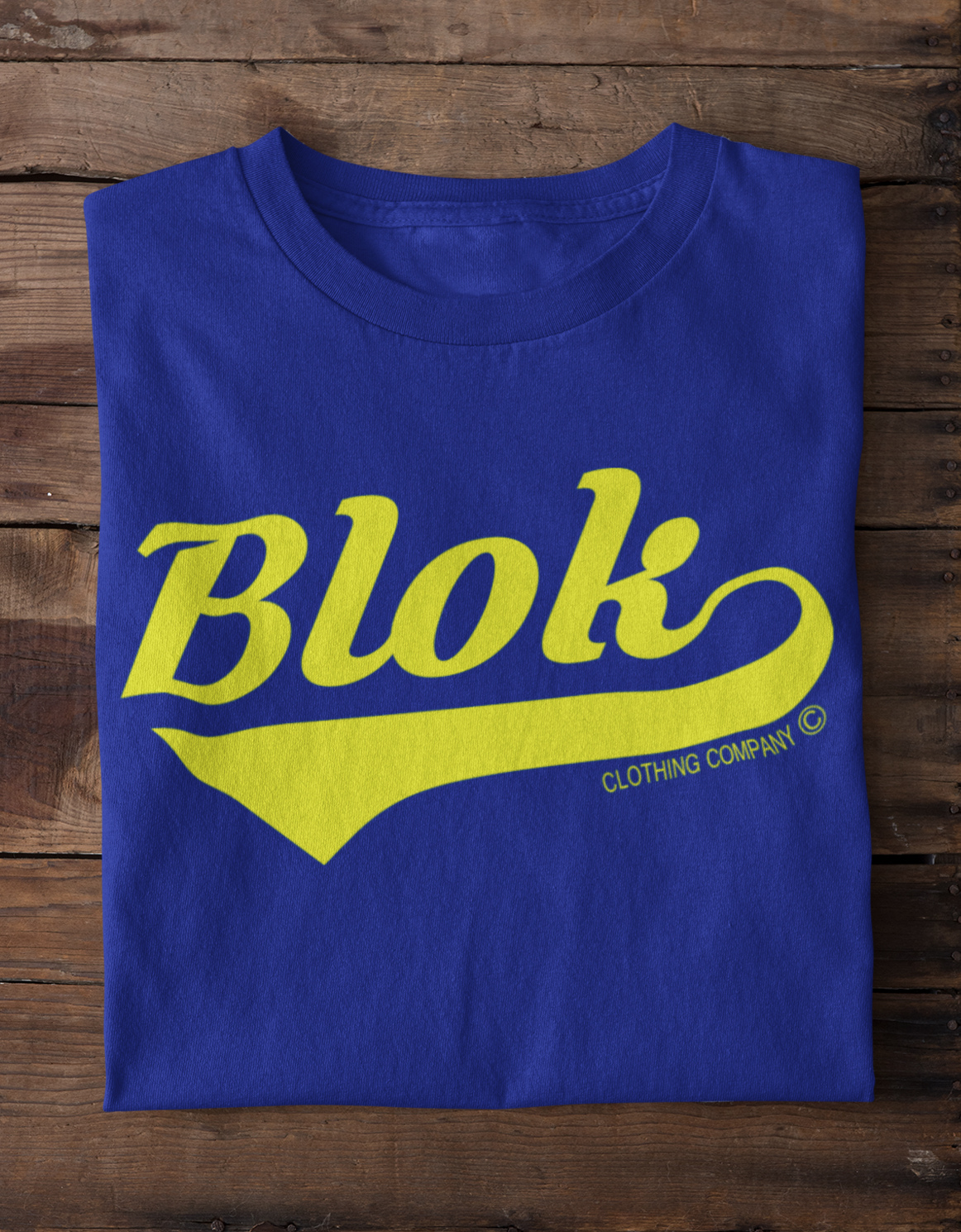 Blok Classic - Front Print - in Yellow - Women's Relaxed Fit