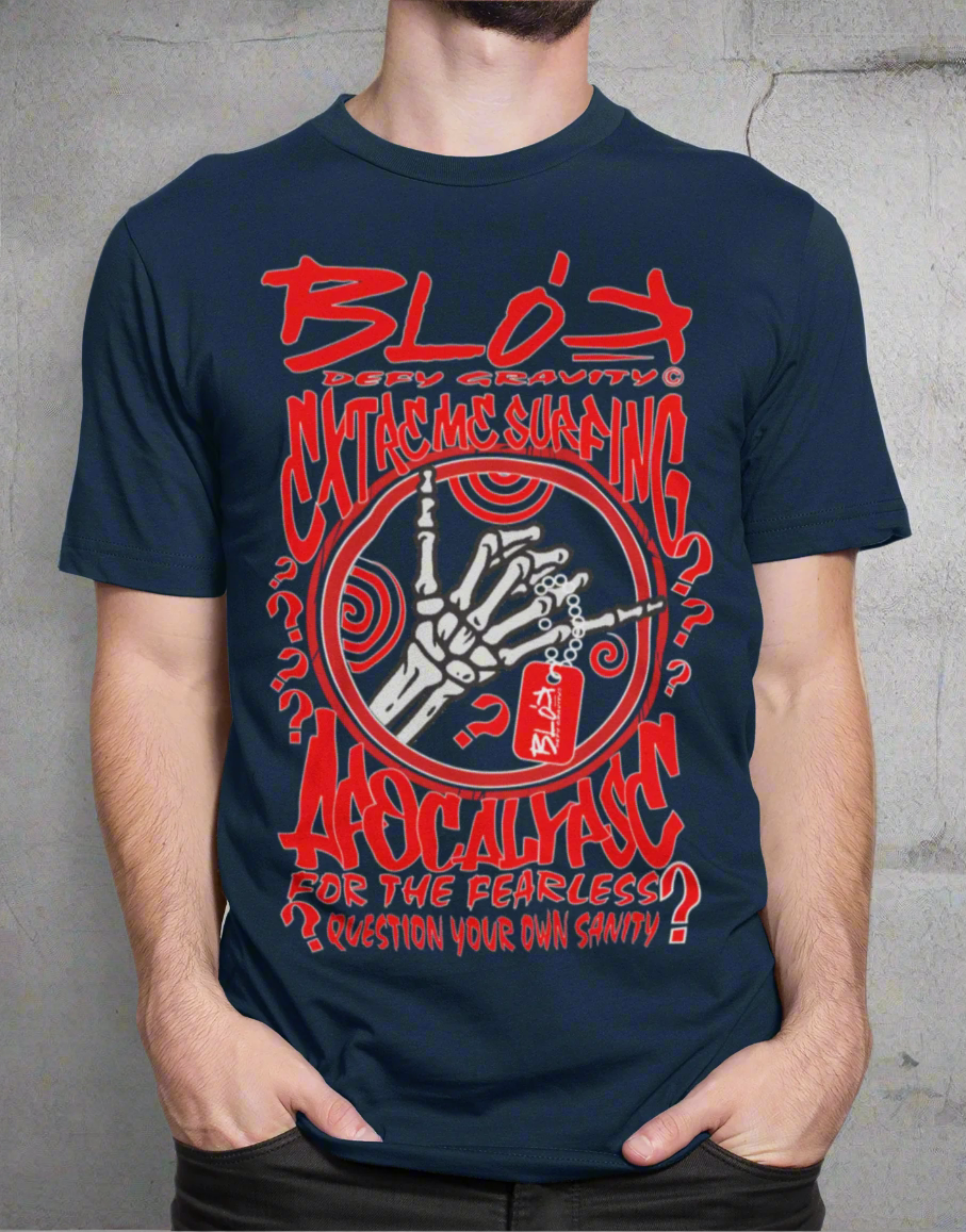 Apocalypse - Front Print in Red - Men's Loose Fit