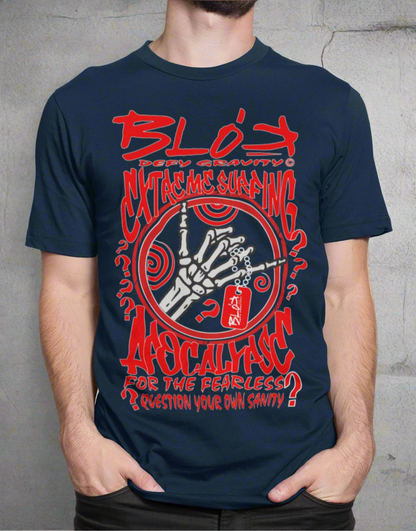 Apocalypse - Front Print in Red - Men's Loose Fit