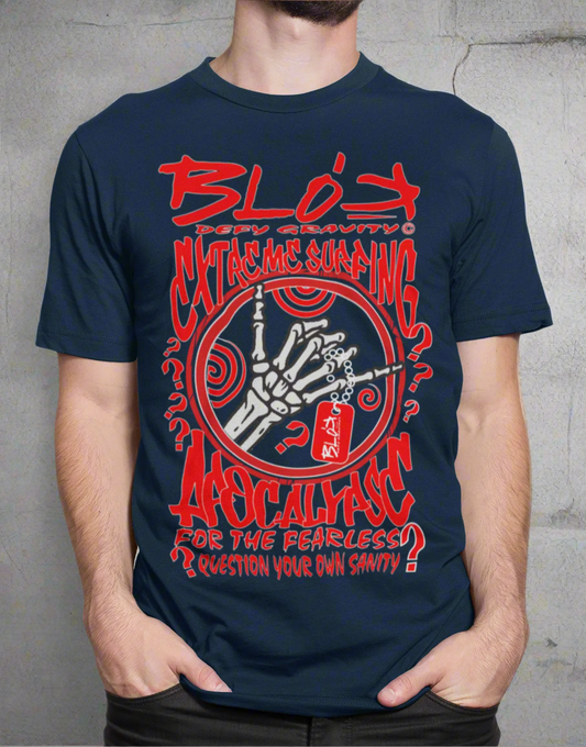 Apocalypse - Front Print in Red - Men's Loose Fit