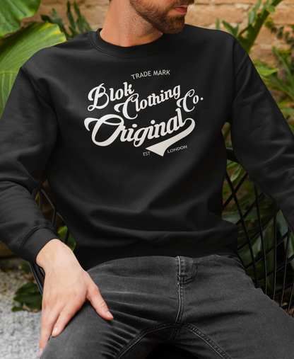 Original Clothing Company - White Print - Men's Sweatshirt