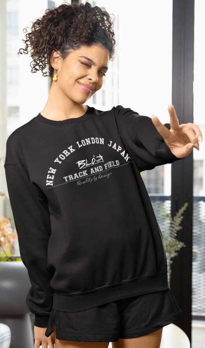 Track & Field - with White Print - Women's Sweatshirt