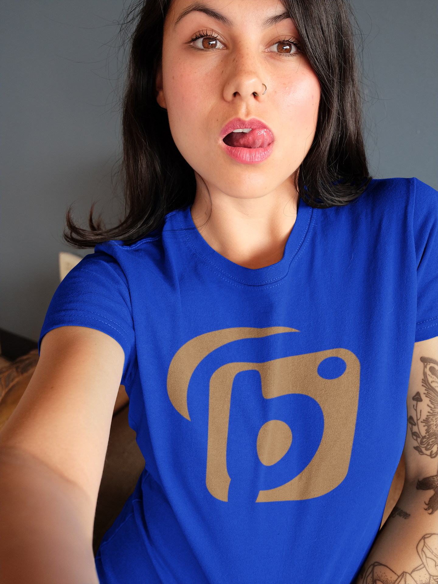 Original Logo - in Gold - Women's Slim Fit