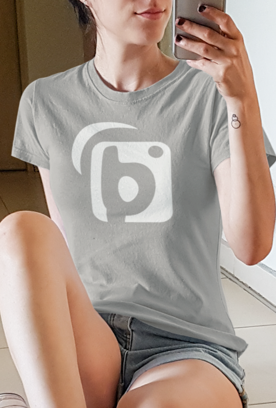 Original Logo - in White - Women's Slim Fit