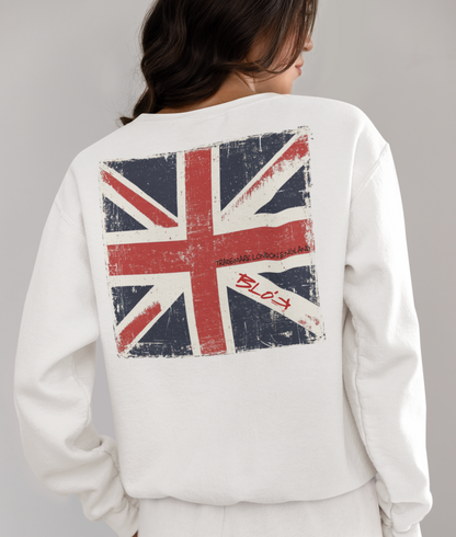 Blok London Flag - Front & Back Print - Women's Sweatshirt