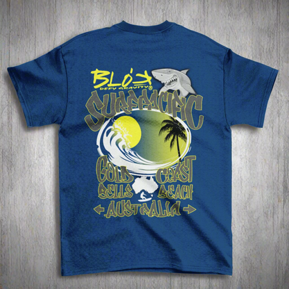 Gold Coast - Front & Back Print in Yellow - Women's Relaxed Fit