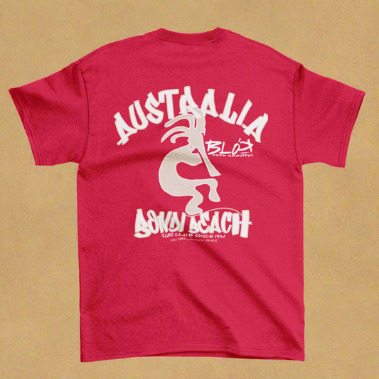 Bondi Beach - Front & Back Print in Sand - Women's Relaxed Fit