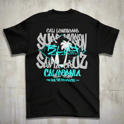 Hawaii - Pacific Surf - Front & Back Print - Women's Relaxed Fit